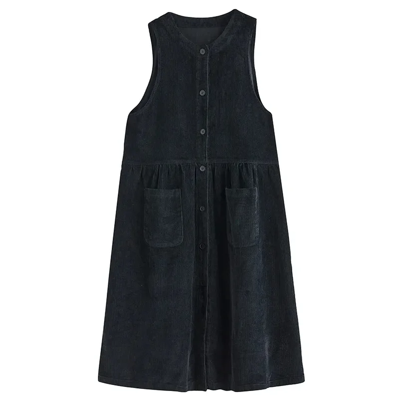 ربيع الخريف جديد ريترو سروال قصير سترة حزام المرأة بلون مزاجه واحدة الصدر أكمام تانك فساتين XQ312