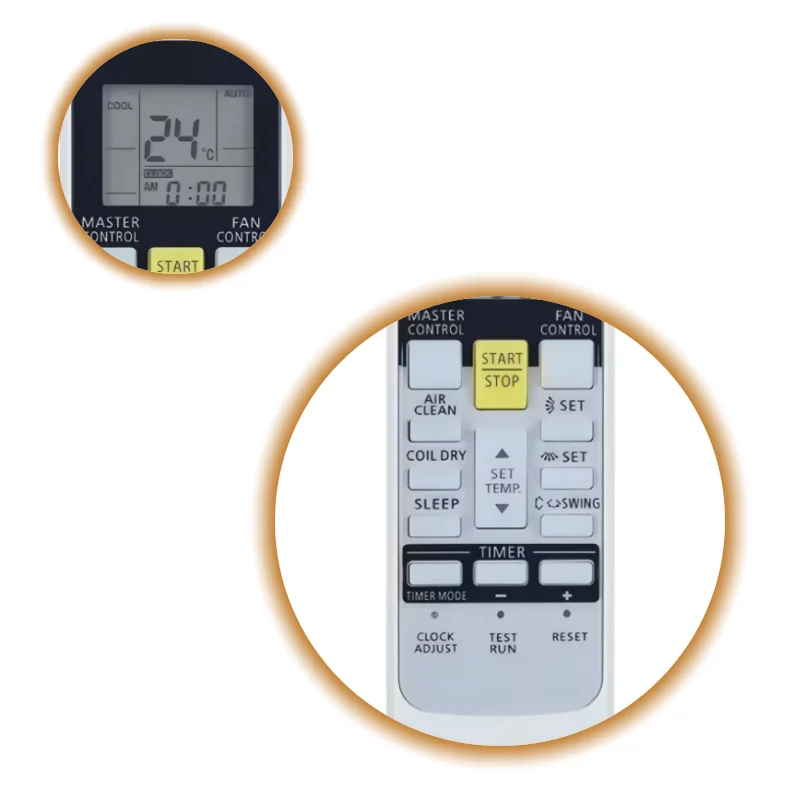 

Replacement AC Remote Control for Fujitsu Air Conditioner ASU24CL1 36CLX1 30CLX1 AR-RY3 AR-RY4 AR-RY5 AR-RY6 AR-RY7 AR-RY12 AR-R