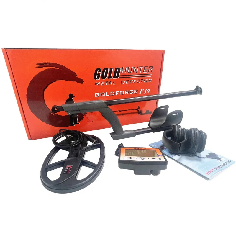 GOLD HUNTER F39 Metal Detector High Precision and Deep Underground Treasure Exploration Outdoor Treasure Exploration