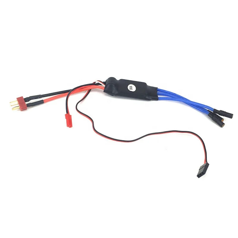 

5PCS XXD HW 30A Brushless ESC For 2-3S Motors Electronic Governor Speed Control 5V 2A BEC JST Conector SU27 For Fixed-wing Aircr