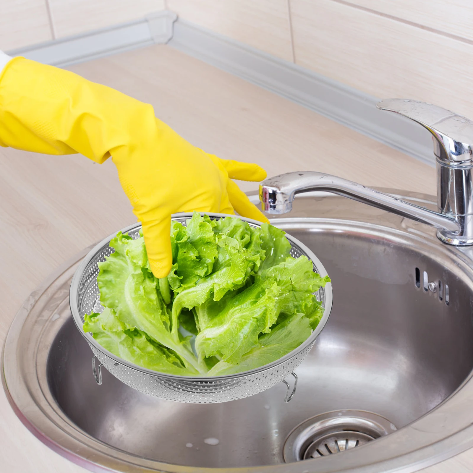 

Multifunctional Steaming Basket Stainless Steel Reusable Food Steamer For Vegetables Eggs Fish Potato Corn Kitchen Tool