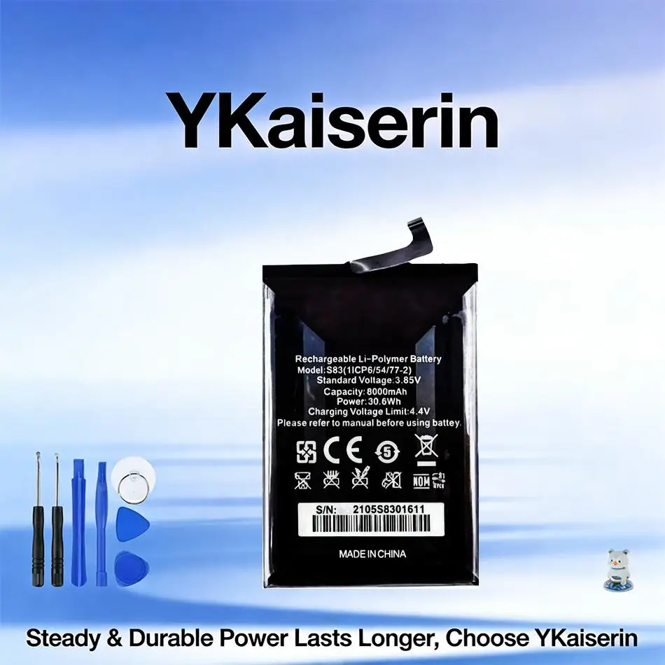 

Аккумулятор для мобильного телефона WP9, 8000 мАч, для Oukitel S83, высококачественная замена с увеличенной емкостью