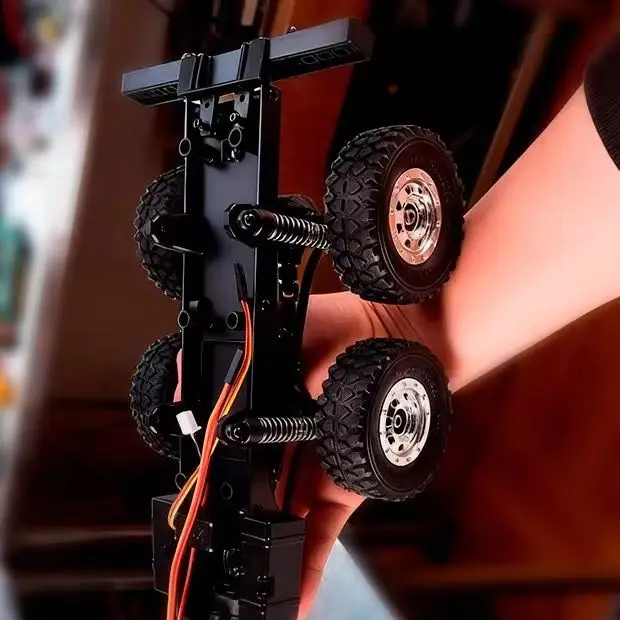 

1/18 RC Car Frame RC Car Chassis Frame 6 Wheel Drive Frame 370 Motor For C8823 1/18 Crawler Car DIY Parts Upgrade