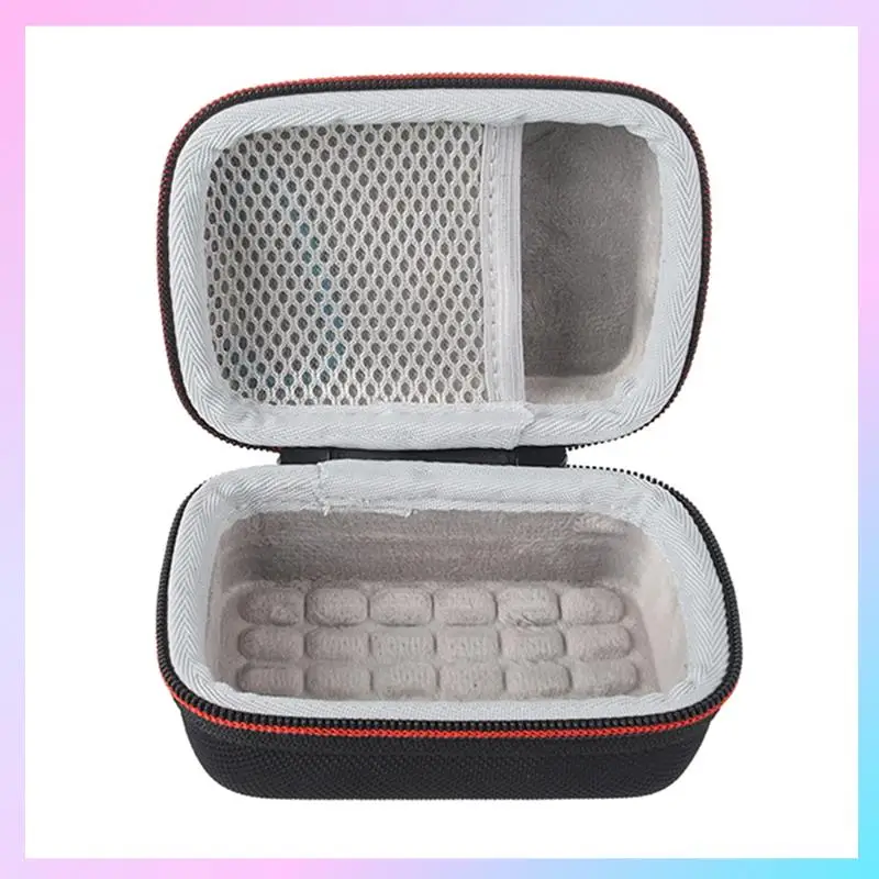 

AB25-For GO 4 Portable Speaker Case Anti-Scratch Storage Bag Shockproof Case With Carabiner Protective Accessories