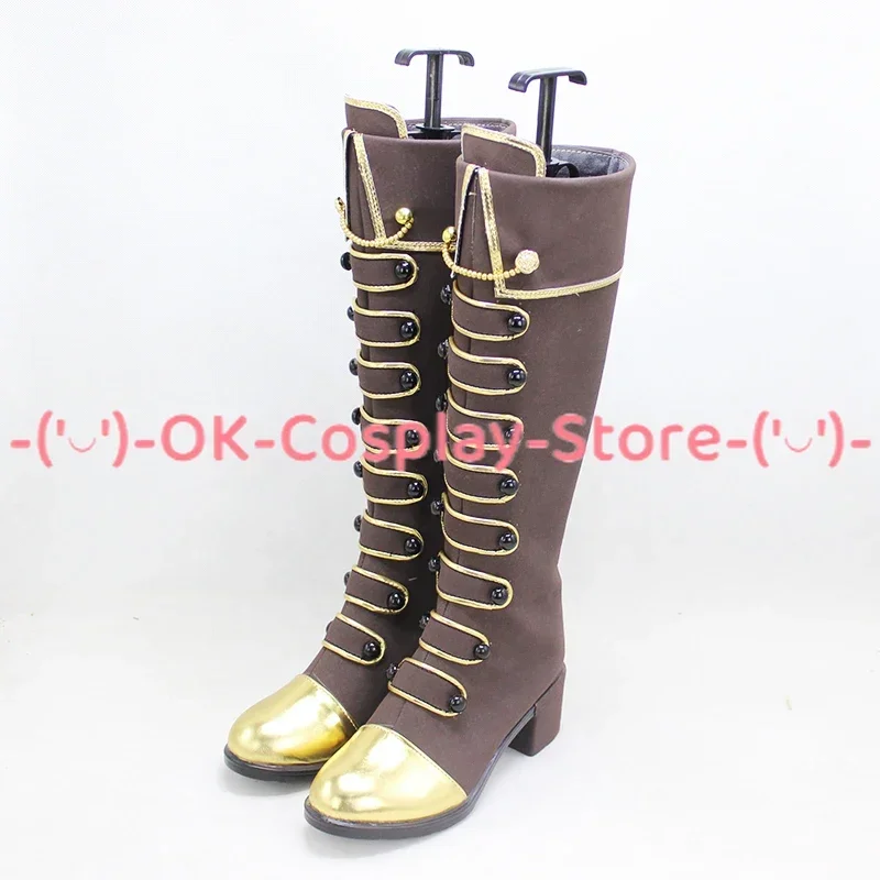 [Personalizzato] Yukina Minato Scarpe Cosplay BanG Dream Anime Gioco di ruolo Prop Halloween Carnevale Festa Stivali in pelle PU