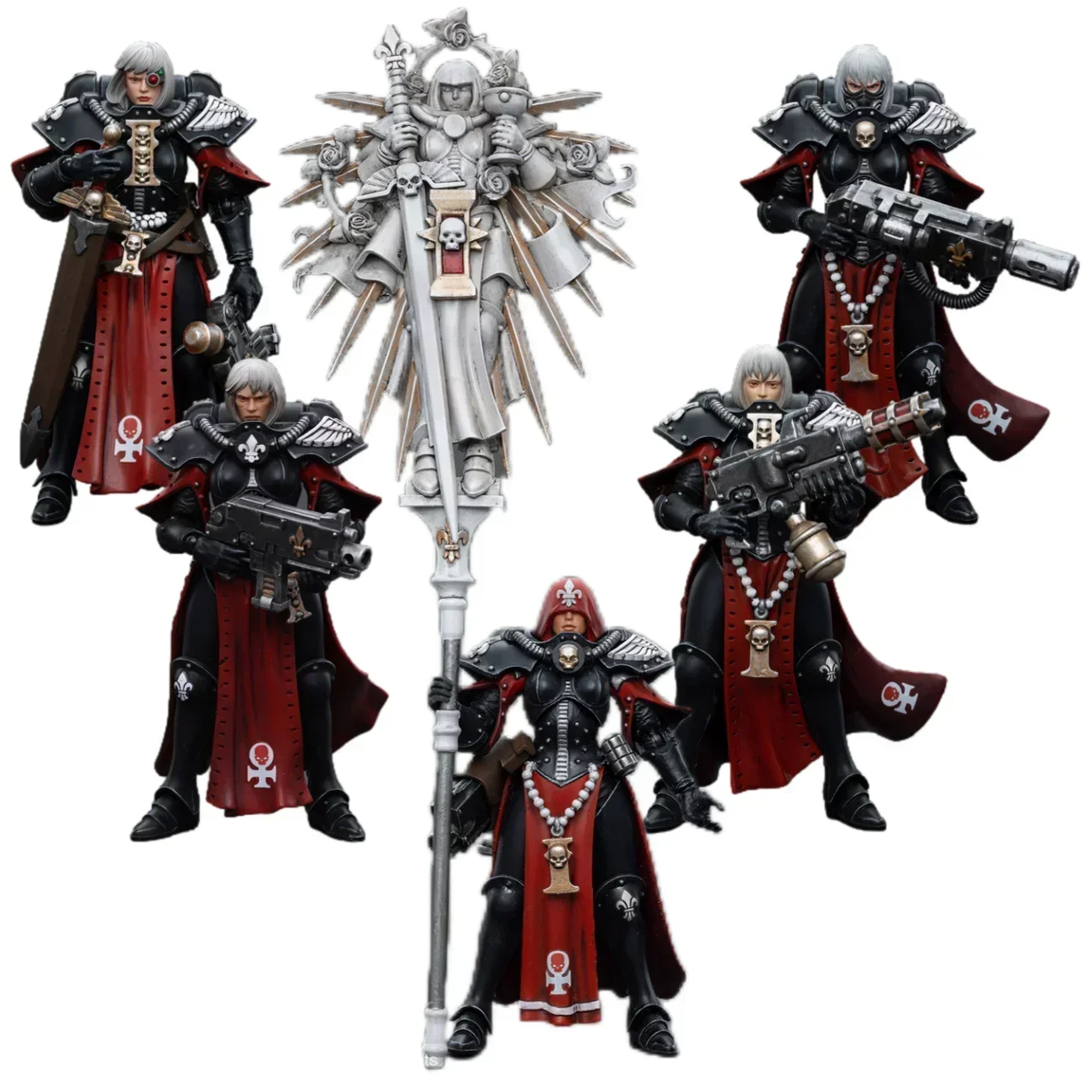 

[IN STOCK] JOYTOY Warhammer 40k 1/18 Action Figure Adepta Sororitas Battle Sister Superior Imagifier Jurel Anime Military Toy