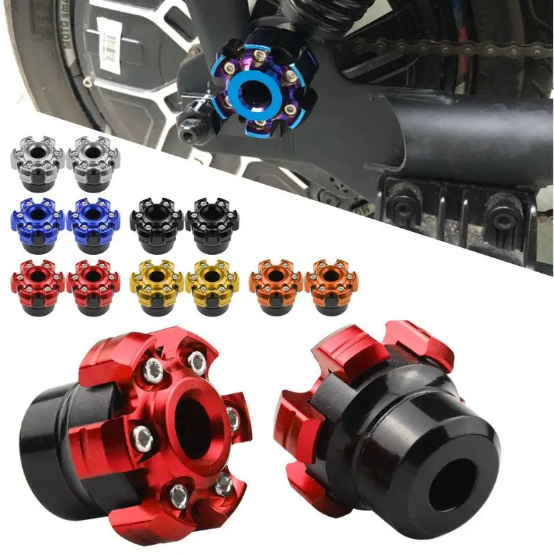 

1 Pair Front Fork Frame Sliders Shock-absorbing Front Fork Cup Protector Motorcycle Modification Decoration