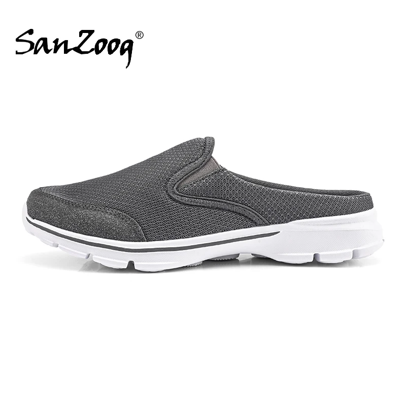 Summer Half Shoes For Men Women Slides Slippers Slip On Shoes Couples Plus Size 47 48 Lightweight For Dropshipping