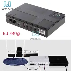 Zasilacz awaryjny UPS 10400mAh 5V 9V 12V 2A 15V 24V 1A Wyjście modułu awaryjnego akumulatora do routera bezprzewodowego Wtyczka EU