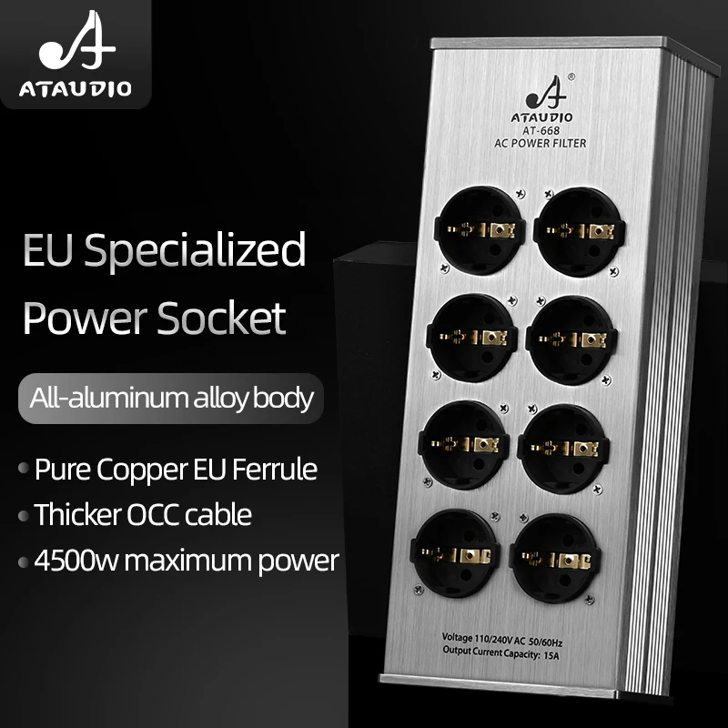 Imagem -02 - Filtro Hifi eu Power com Tomadas Específicas eu Faixa de Energia Anti-interferências Purificador de Áudio pa Equipamento de Áudio Filtro