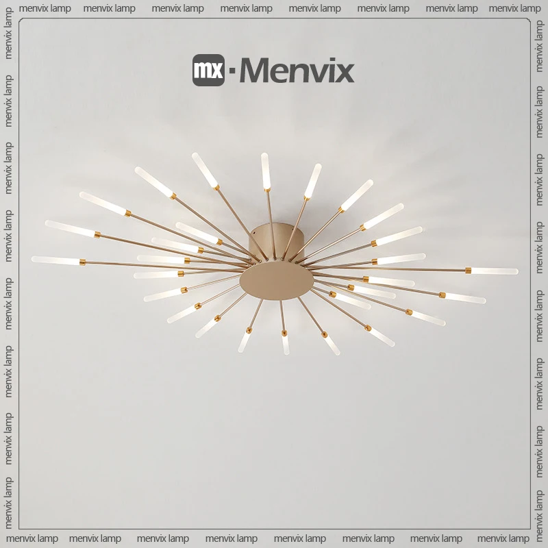 Menvix LED Chandeliers Lighting for Living Room Ceiling Lights Creative Led Fireworks Lights Atmosphere Bedroom Dining Room Lamp