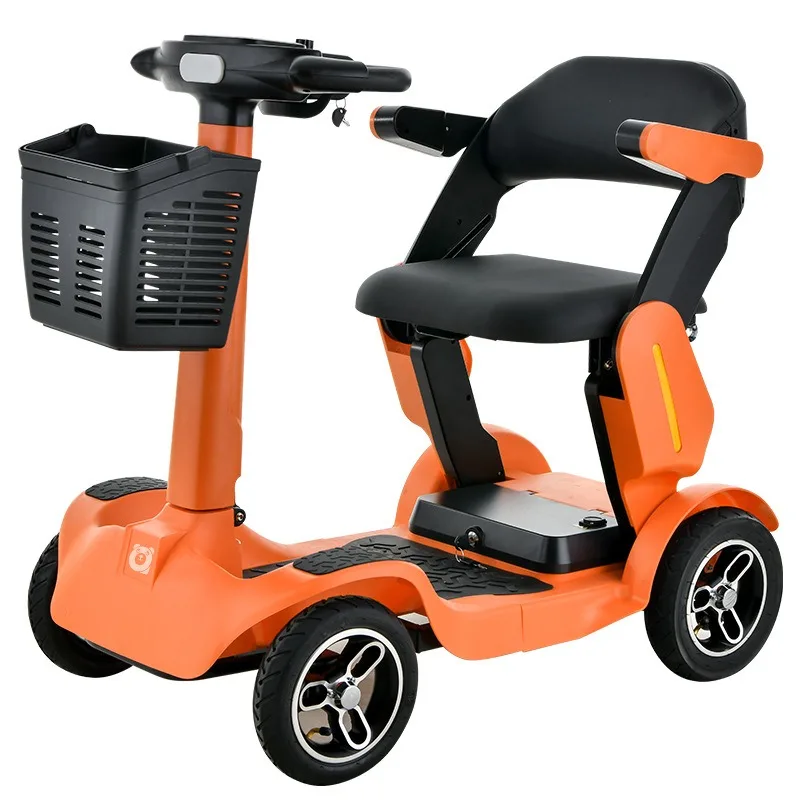 Four-wheeled electric scooters are easy to use without foundation, and small experts in daily transportation