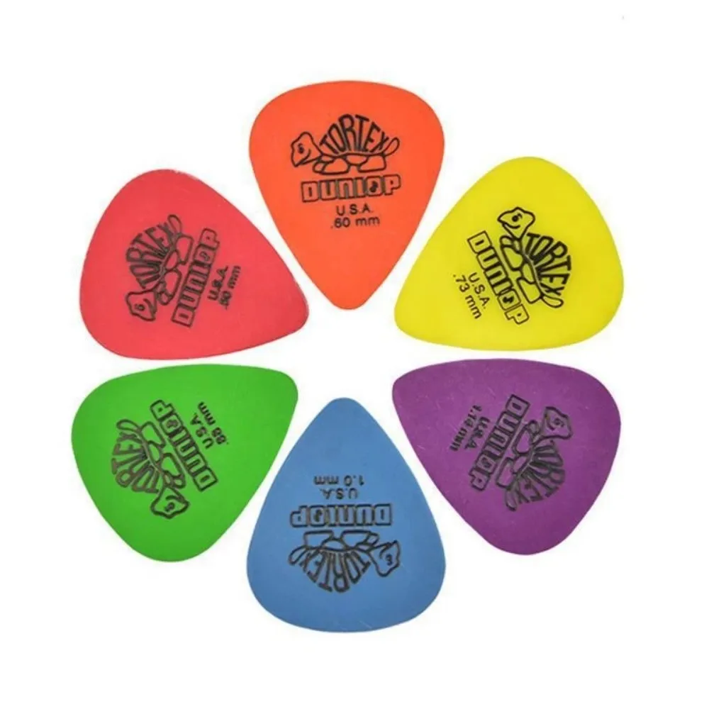 6PCS Dunlop Tortex Standard Guitar Pick Plectrum 0.50-1.14mm Choose Your Size view 3