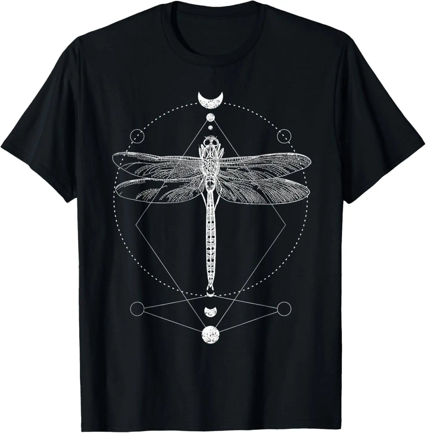 Moon phases Dragonfly - Moon phase Witchcraft Occult T-Shirt