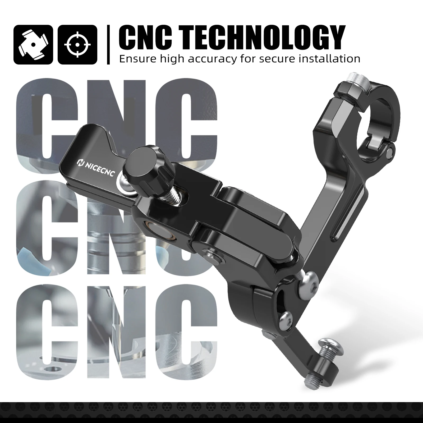NICECNC Für KTM EXC 300 2025 22mm Lenker Linke Daumenbrems-Baugruppe Für KTM EXC-F 350 SXF 450 Husqvarna TE300 Sherco SE250 – Detail 2