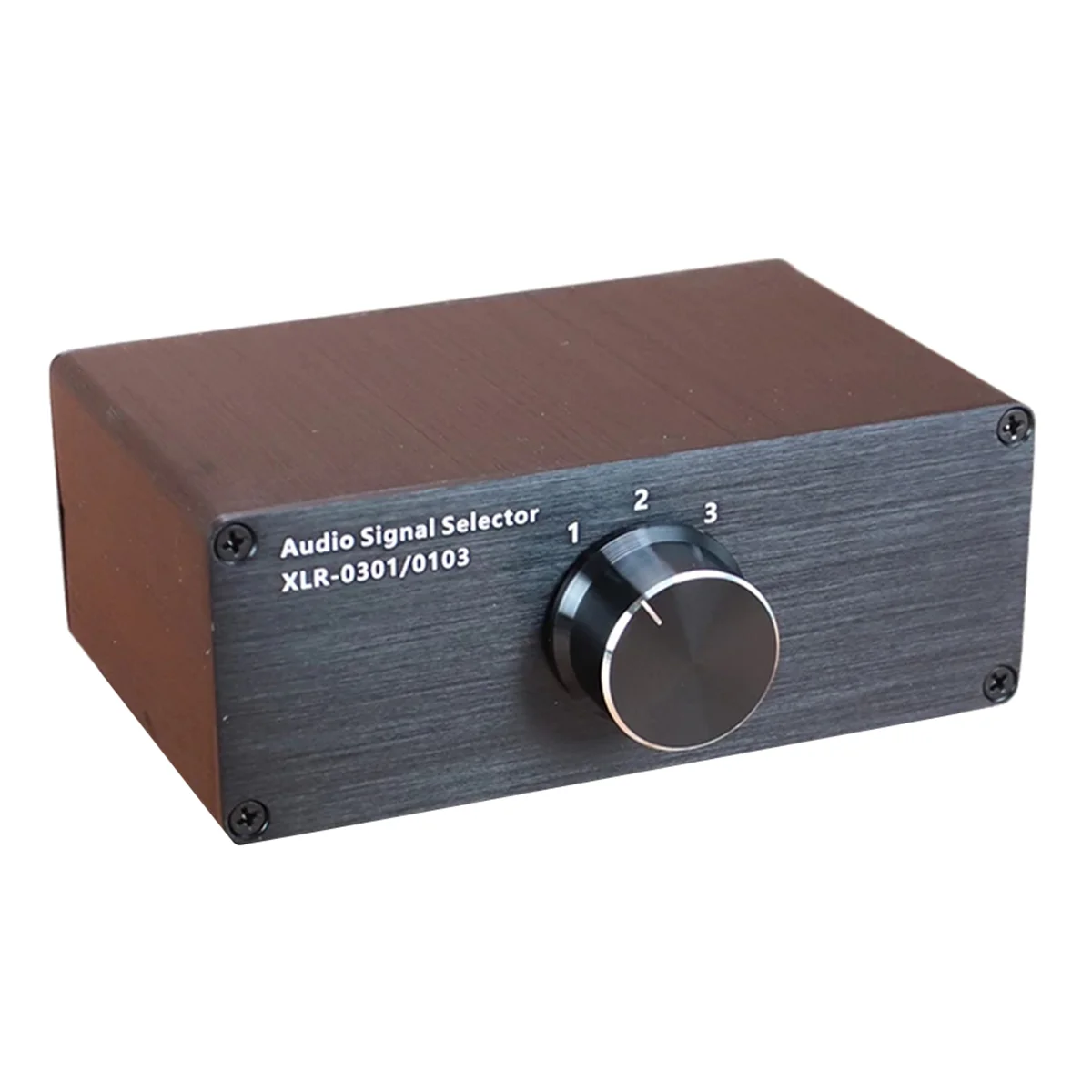 Selector de conmutación de señal de Audio HIFI XLR caja de distribución sin pérdidas 1 en 3 salidas, para altavoces amplificadores decodificador de CD