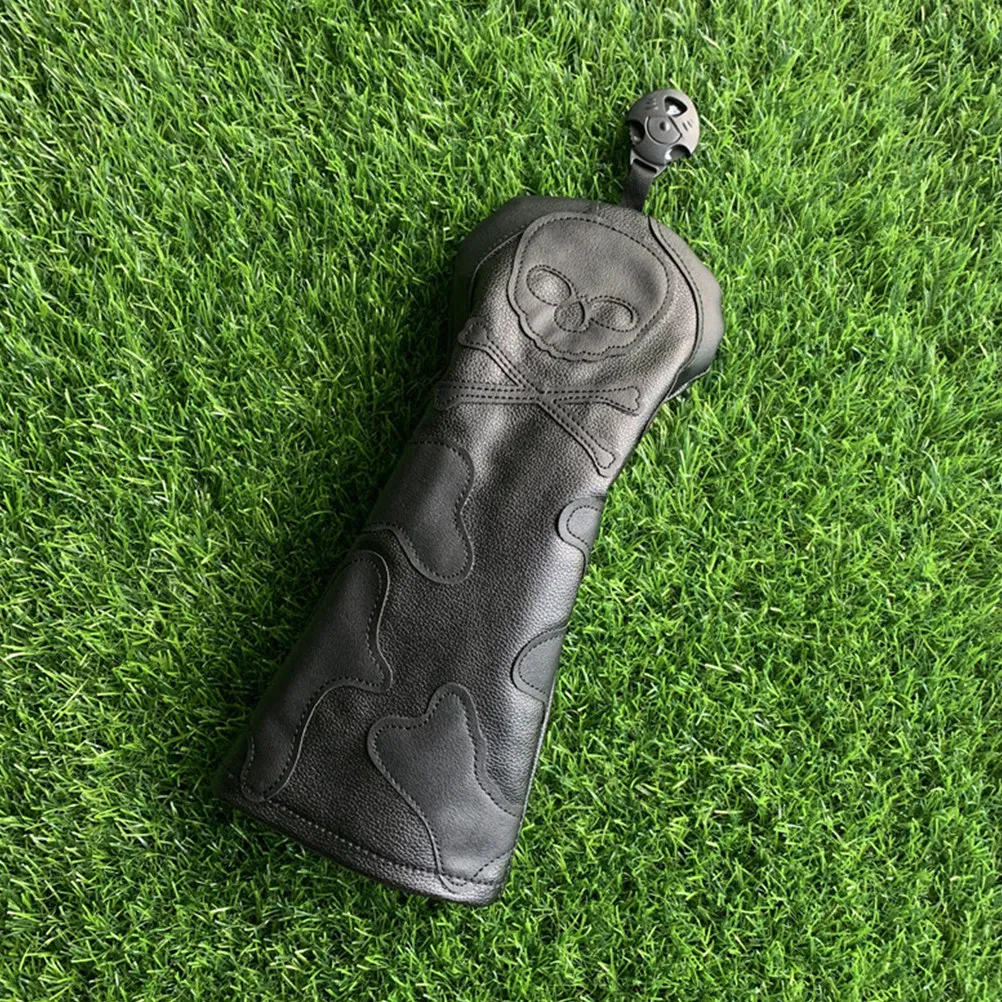 Golf Club Head Cover Skull Design Protective Driver Cover Stylish Durable Golf Accessory