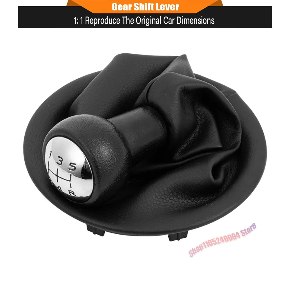 For Citroen Berlingo III MK3 for Peugeot Partner 2008-on Car Gear Shift Knob Lever Shifter Stick Gaiter Boot Cover PU Leather