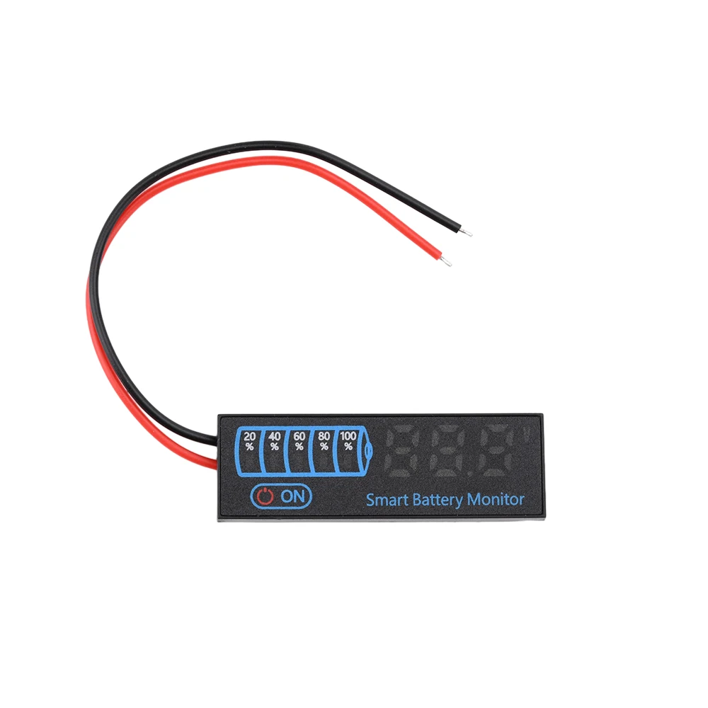 DC 7-40V LED Batteriekapazitätsanzeige Leistungsanzeigepanel Lithium-Blei-Säure-Batteriekapazität Spannungsmessgerät Modul – Detail 3