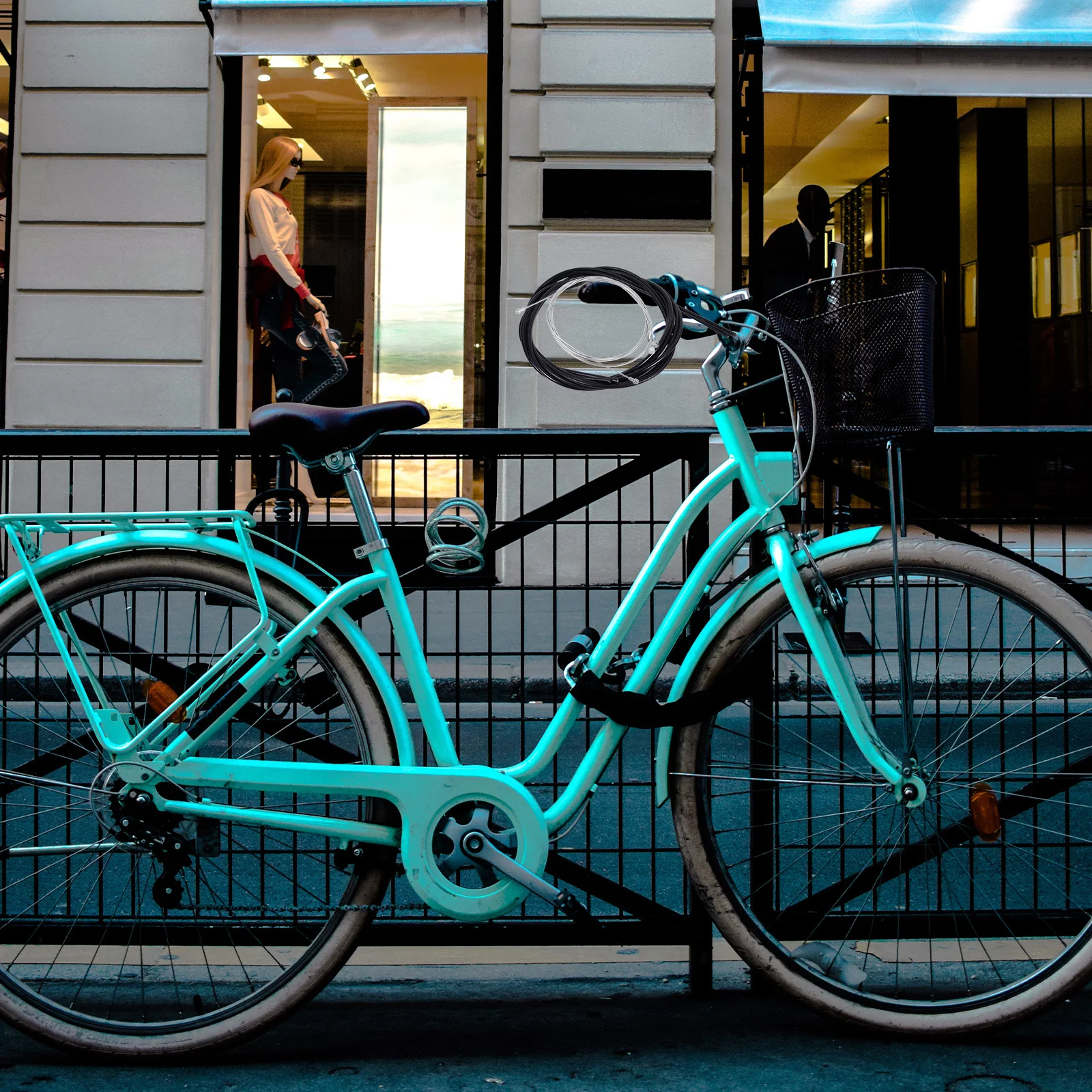 

1 Set Brake Cable Housing Kit For Mountain Bike Road Bike Durable Bicycle Brake Cables Replacement, Low Friction Transmission