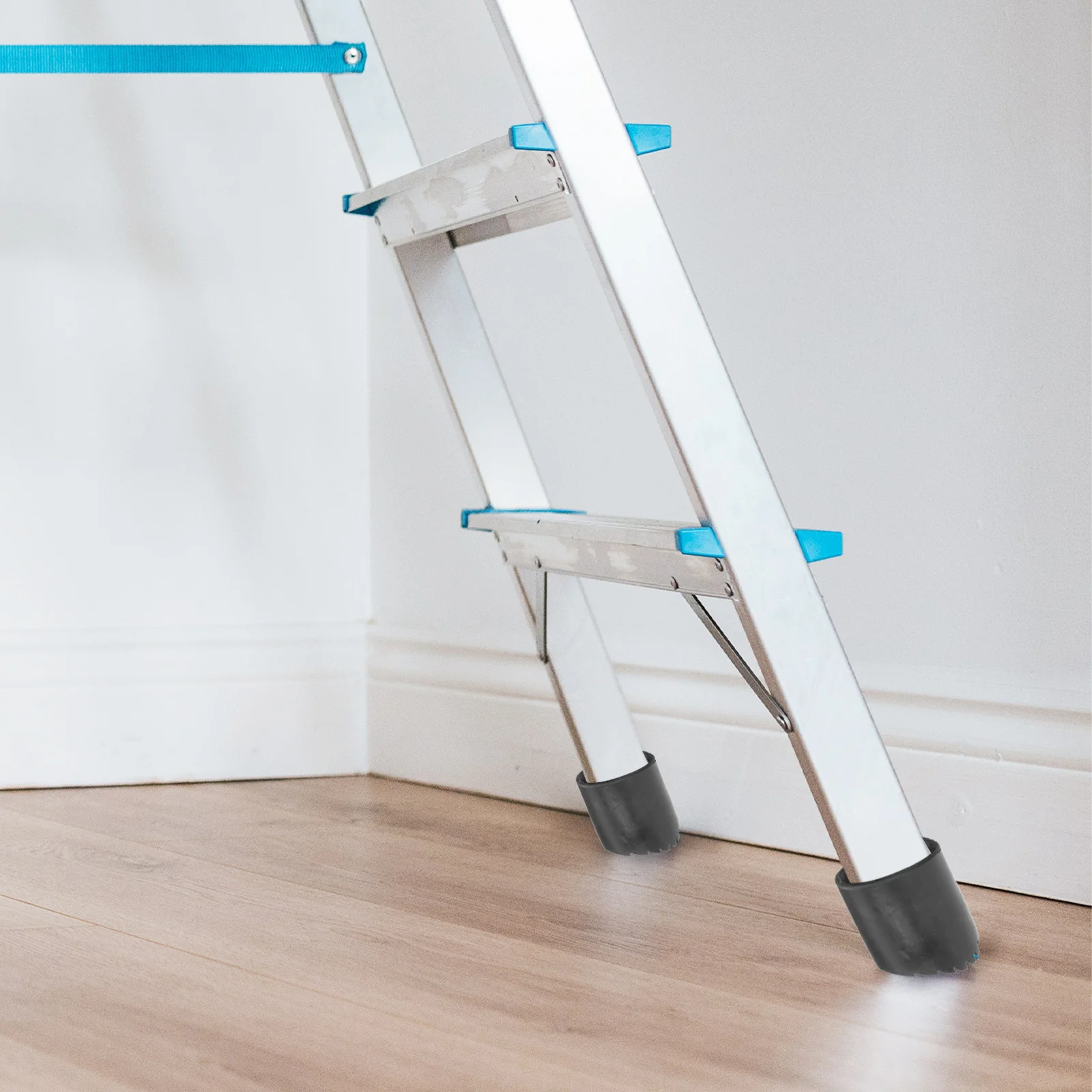 

2Pcs Rubber Ladder Feet Cover Non-Slip Protective Caps Ladder Leg Pads Stable Replacement Parts Apartment Must Haves