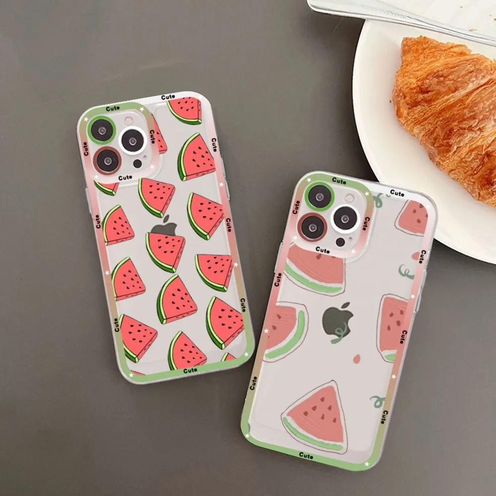 Watermelon fruit Phone Case For Samsung S 20 S 21 S 22 S 23 lite plus ultra Mobile Cover