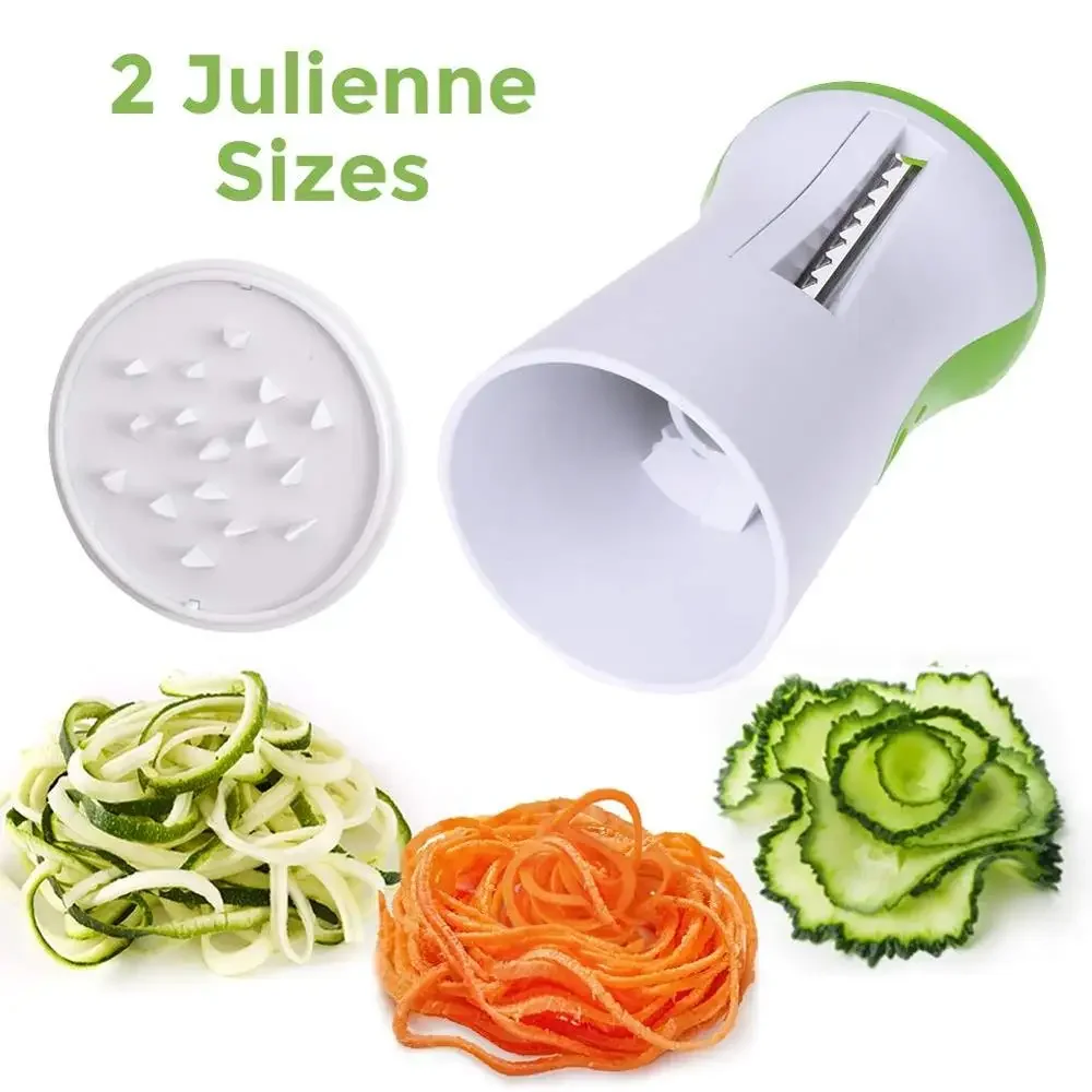 Heavy Duty Vegetable Spiralizer Slicer Portable Blades Spiral Slicer Cutter Zucchini Pasta Noodle Peeler Spaghetti Spiral