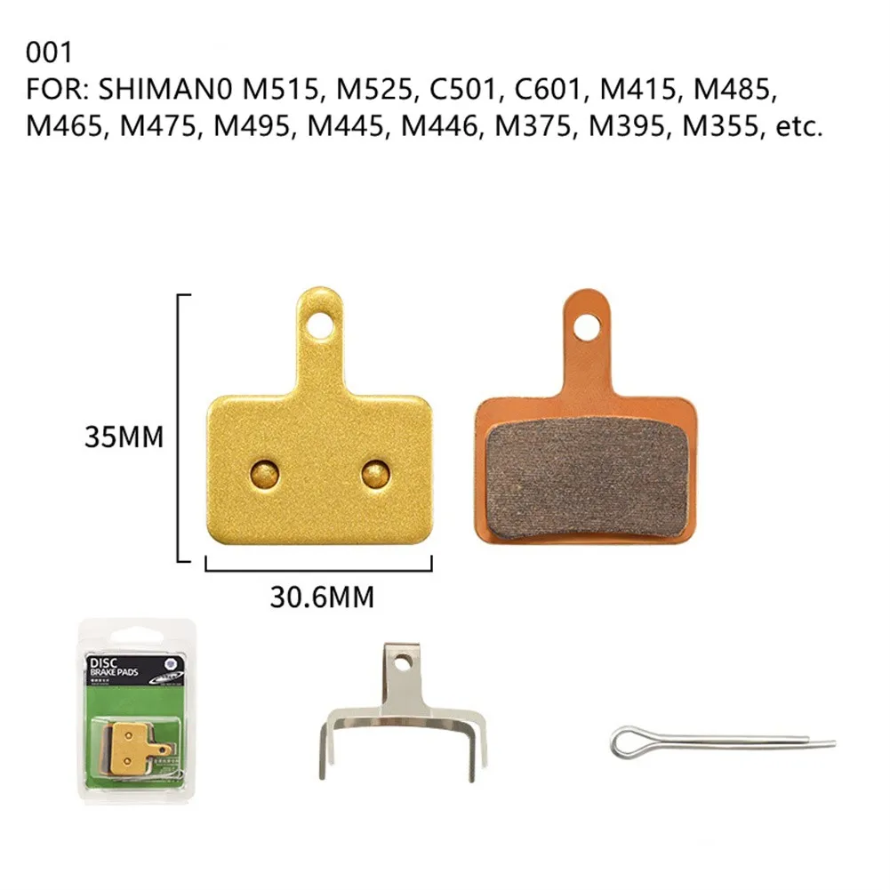 

Metal Sintered Brake Pads for SHIMAN0/MT200/M8000/BB5/CR Reliable Stable and Provides Smooth and Comfortable Braking