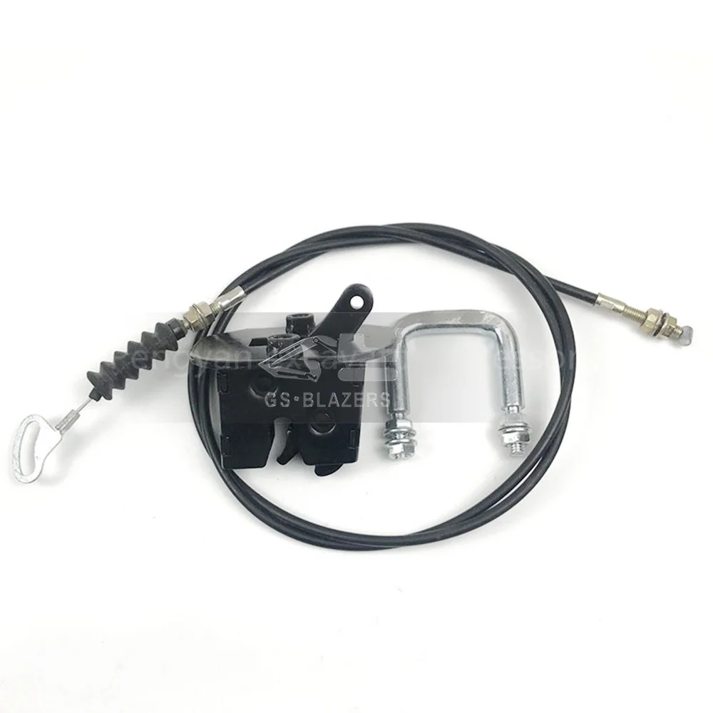 

For Hitachi ZAX200 210 240 270 360 330-3 Cab Door Back Buckle Lock Pull Wire Door Lock Bump Lock Excavator Parts