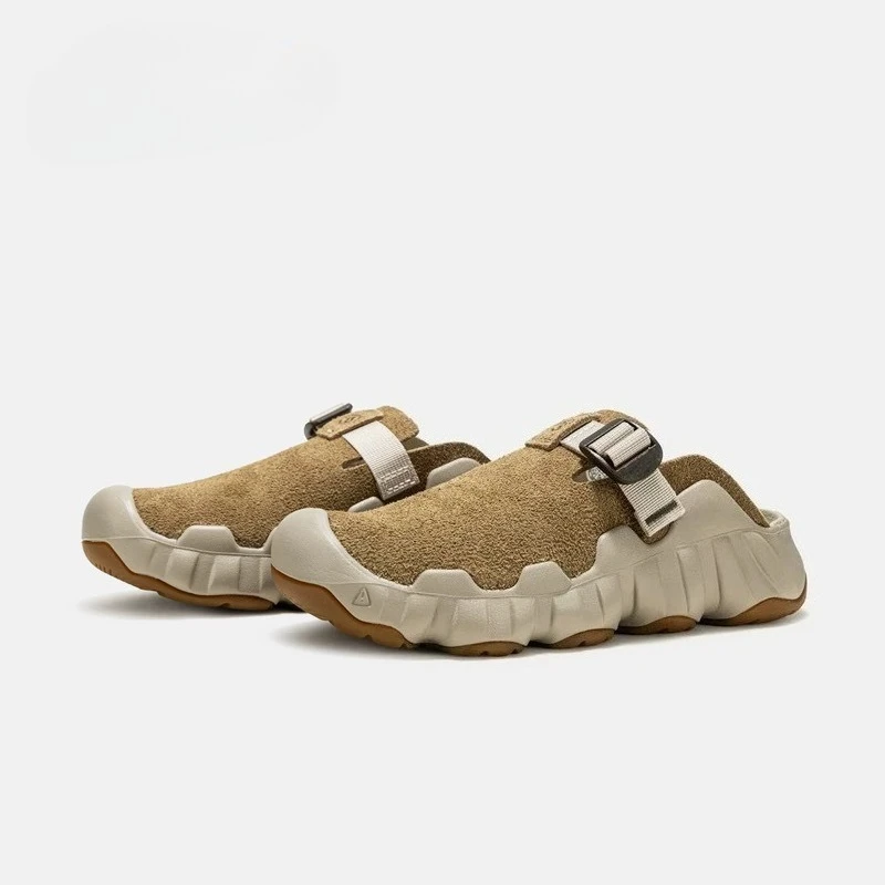 

Новые легкие и модные уличные туфли Mueller 2026 года для мужчин и женщин, пляжные туфли с регулируемой пряжкой, повседневная обувь