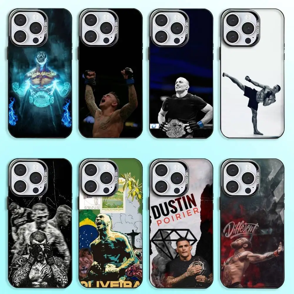 

Dustin Poirier Boxing Fighting Phone Case For iPhone17,16,15,14,13,12,11 Plus,Pro Max Black Candy Matte Shockproof Cover