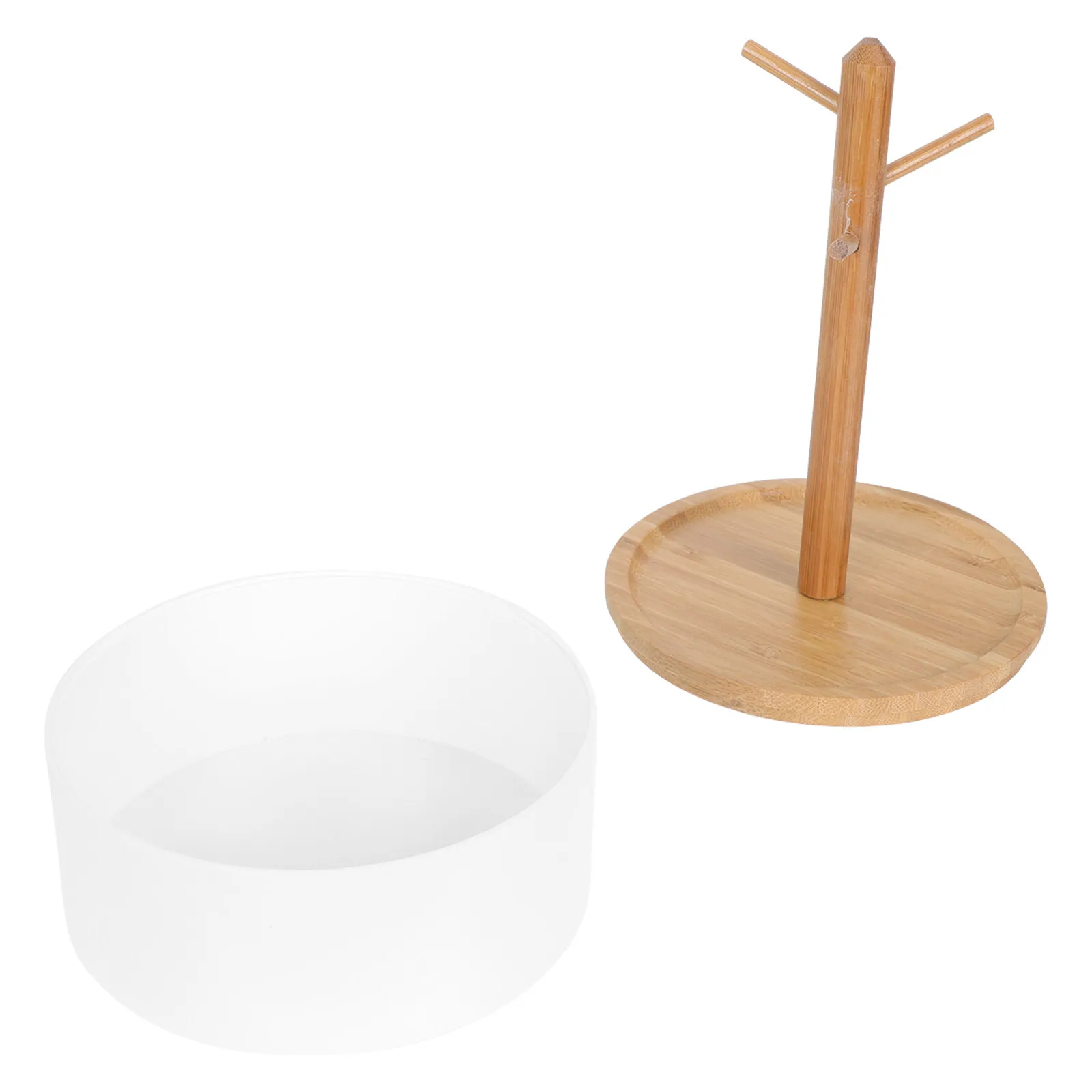 

1Pcs Desktop Jewelry Holder Necklace Earrings Display Stand Durable No Peculiar Smell Beautiful Appearance Jewelry Holder