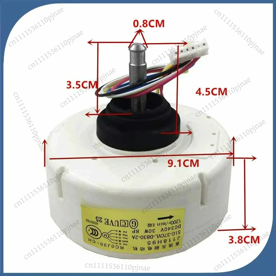 

Новый исправный двигатель для вентилятора кондиционера RC0J30-CL RC0J30-CG RC0J30-PC RC0J30-CH J118H95 SIC-37CVL-D830-2A