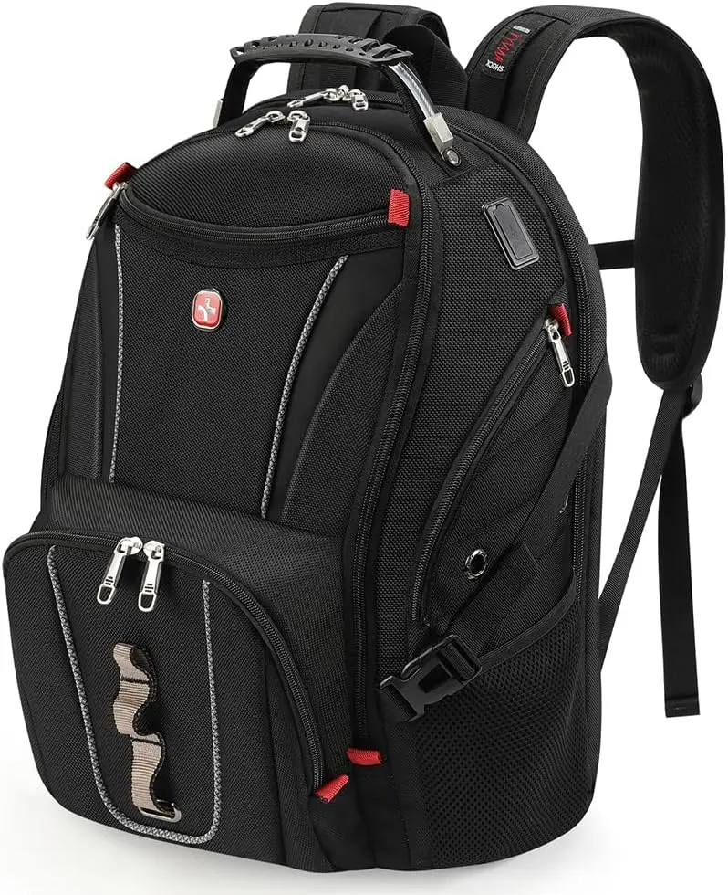 

17 Inch Travel Laptop Backpack with USB & Type-C Charging, TSA Friendly for Men, Multiple Pockets