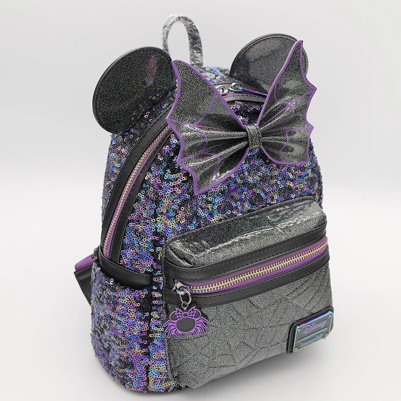 กระเป๋าเป้สะพายหลังดิสนีย์มินนี่ความจุขนาดใหญ่น้ำหนักเบากระเป๋านักเรียนการ์ตูนกระเป๋าเป้สะพายหลังอเนกประสงค์สร้างสรรค์กระเป๋าเดินทางของขวัญวันเกิด