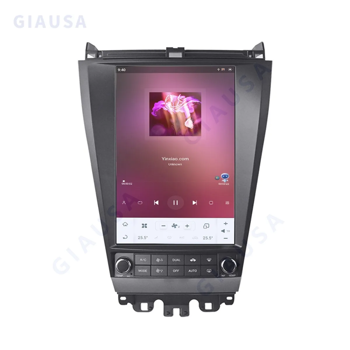 Touch Screen Android 12 car radio multimedia player for HONDA ACCORD 7 2003-2007 vertical screen GPS DVD player 12.1 inch