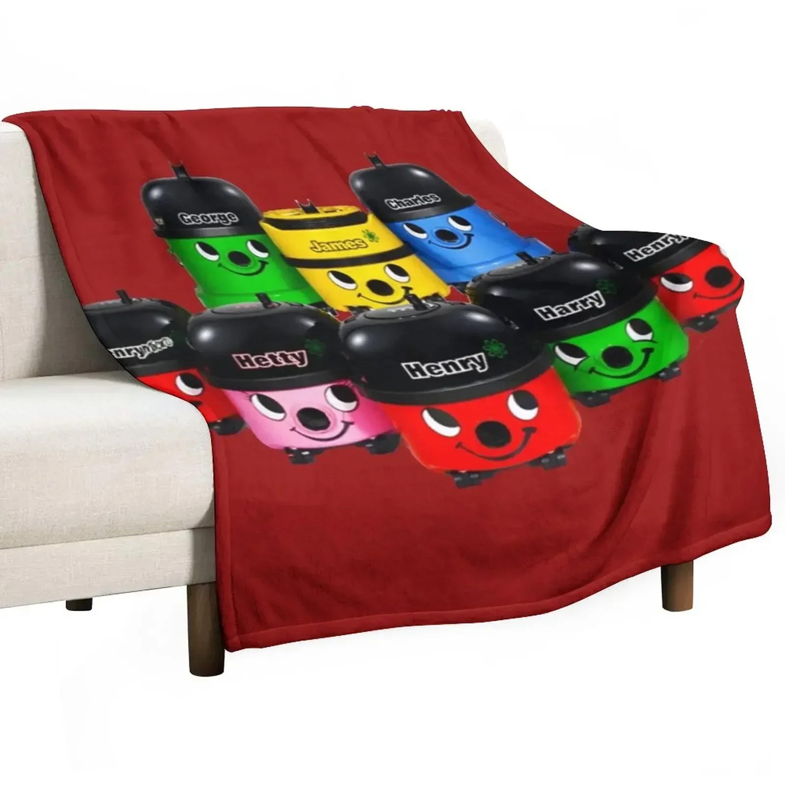 

Henry Hoover and Friends Throw Blanket Tourist blankets and throws Blankets