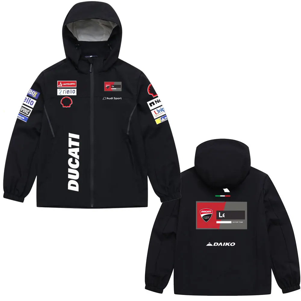 Image of 2026 Ducati Moto GP Sommer/Herbst Motorradbekleidung für Herren/Damen – Leicht, regen- und winddicht für Outdoor-Aktivitäten