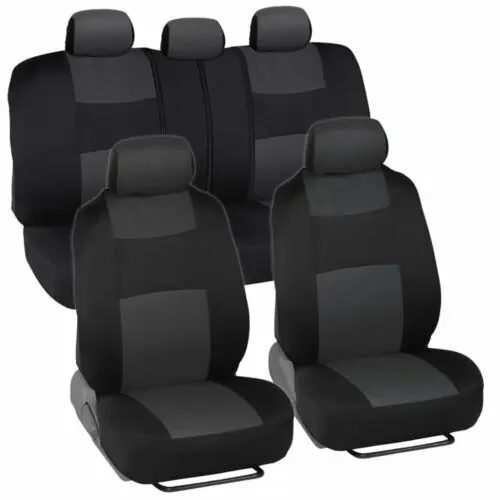 Universal 7 Colors Car New 5 Seats Cover Auto Car Seat Covers Ployester Cushion Full Set Front Rear For Sedans Seat Covers AT MT