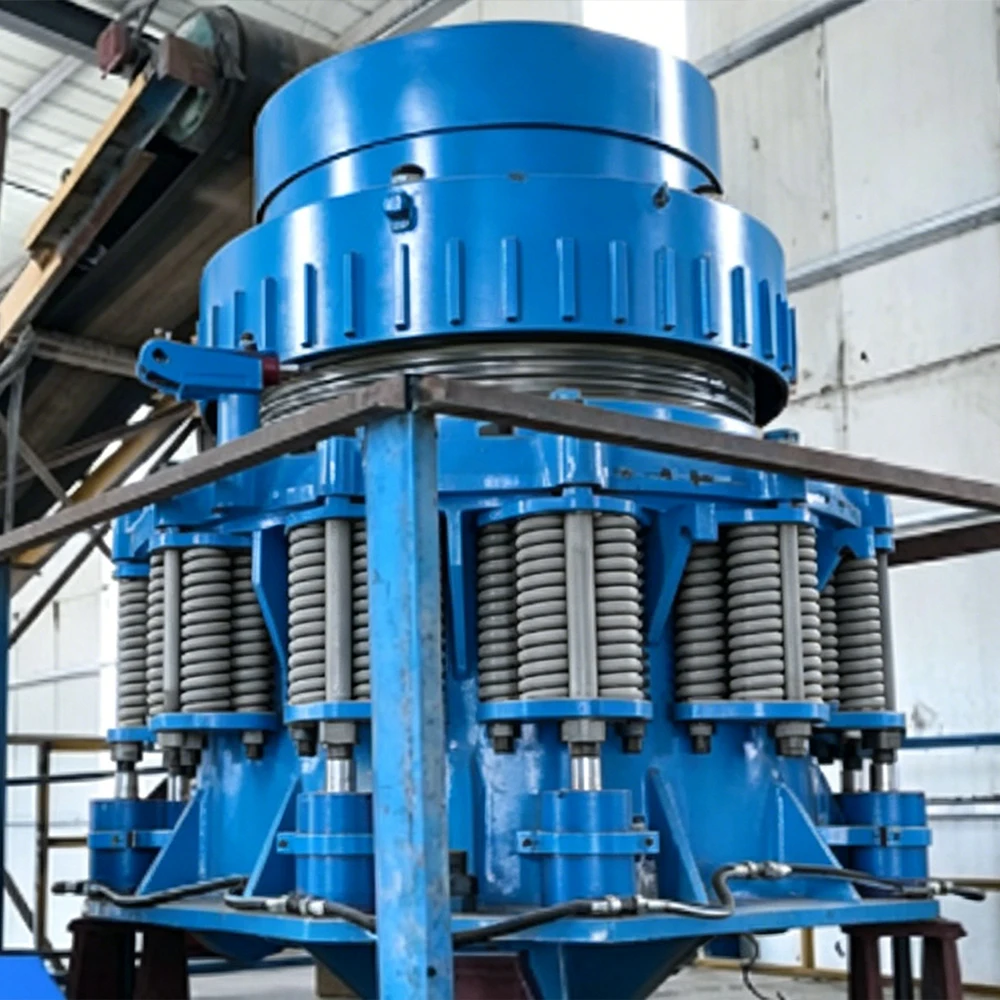 Multi Cylinder Hydraulic Cone Crusher Machine Engine High Productivity Max.850t/h Capacity For Hard Rock Stone Secondary