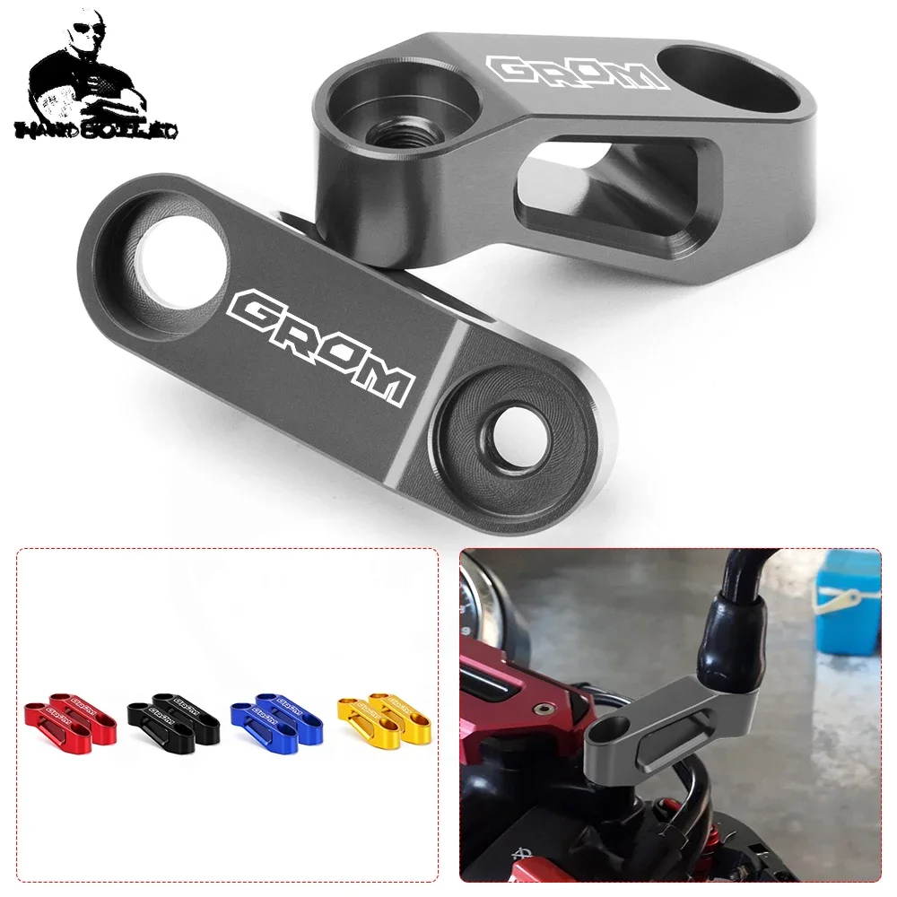 Motorcycle Rear view Mirror Extension Riser Extend Adapter Bracket For Honda CTX 700 CTX 1300 GPR 250R grom msx125 MSX 125 RC51