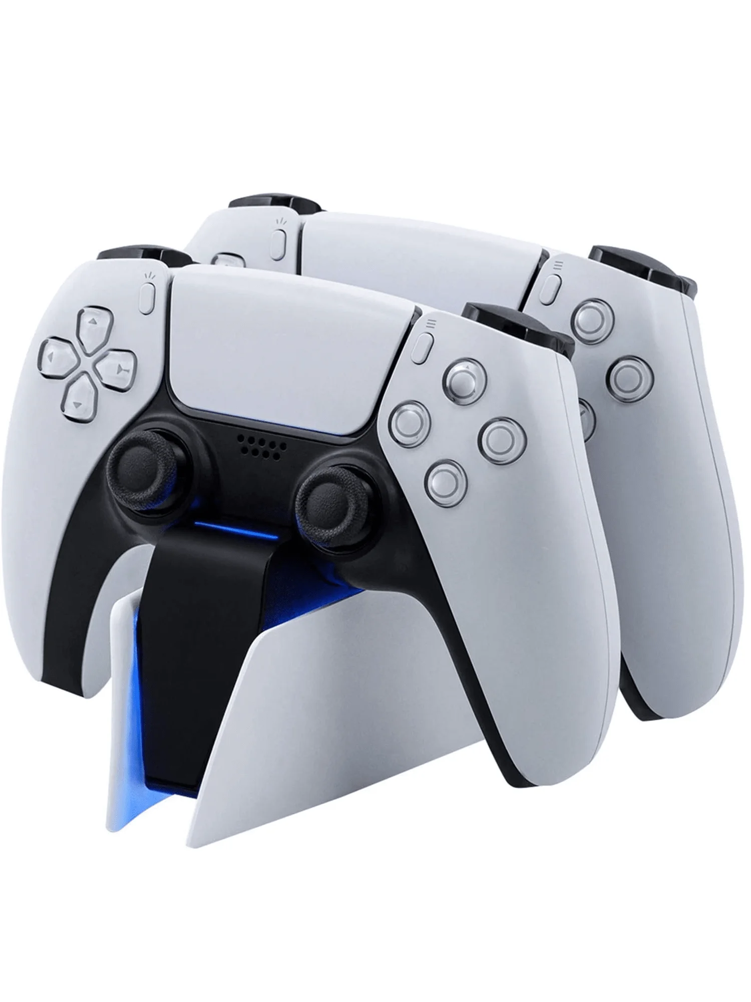 Tri-Protection Safety Charger Stand with Dual Fast Charger for PS5&Edge Controller,Dual Sense with  LED Charg Indicators A3705