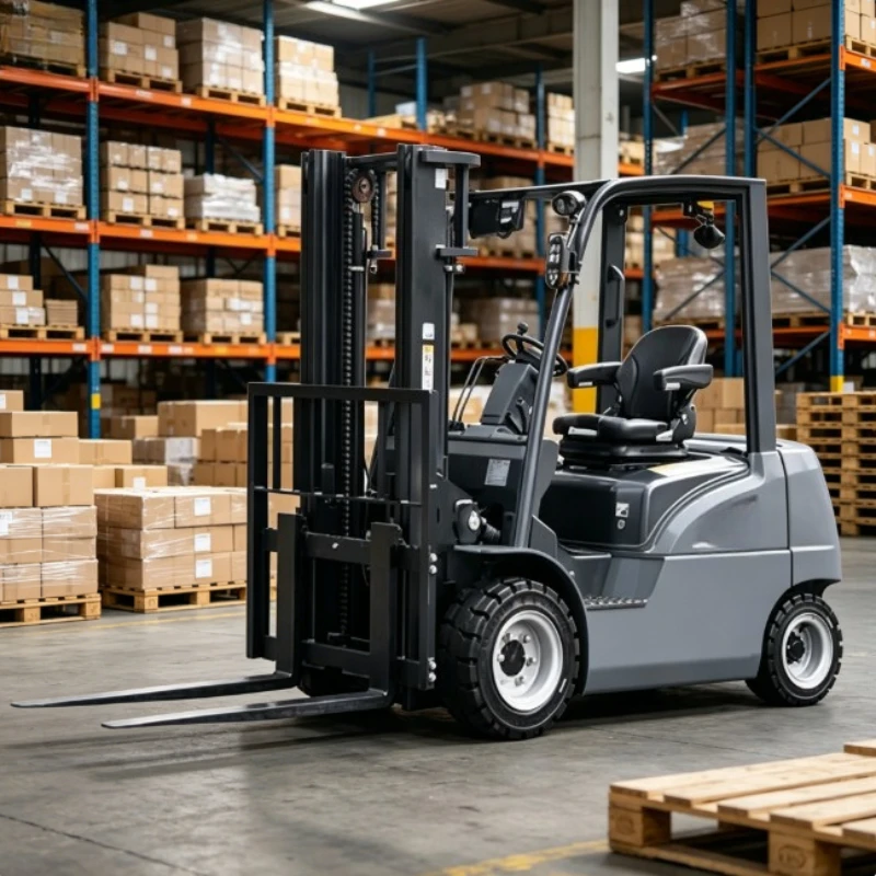 1.5 Ton Oversize Load Adapted Electric Forklift Extended Fork Arm Big Carton Warehouse Heavy Cargo Moving Equipment