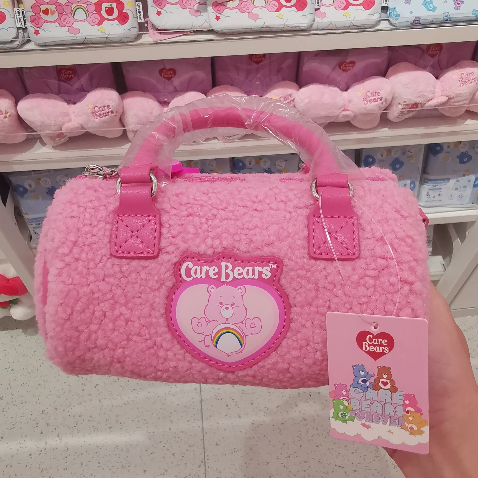 

Новая Miniso Kawaii Love Bear розовая садовая серия Boston Bag сумка через плечо для девочек плюшевые кошельки плюшевые игрушки подарок на день рождения