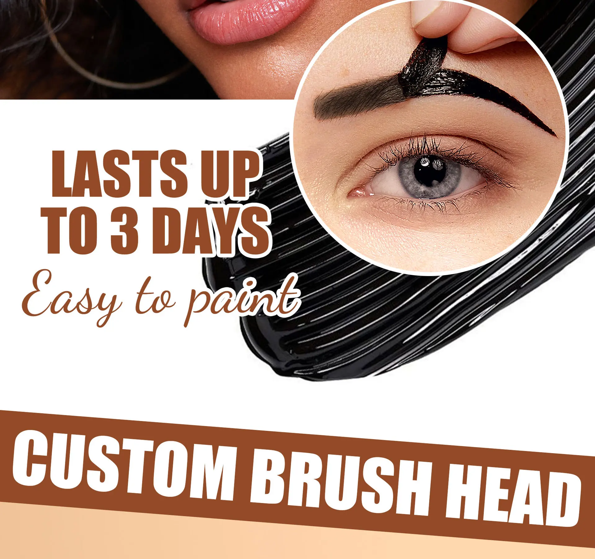 Gel à sourcils pelable, 5 couleurs, crème à séchage rapide, durable, déchirant, colle de teinture, imperméable, tatouage, rehausseur de sourcils