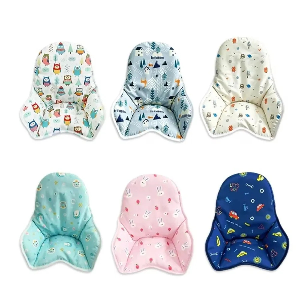 Practical Cartoon Design Baby Seat Cushion Washable Removable Cover High Chair Cushion Waterproof Kids Dining Pad For Kids