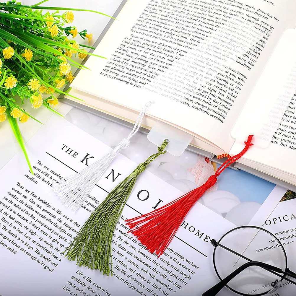 15 pçs sublimação marcadores em branco com borla buraco acrílico diy transferência de calor artesanato marcador para arte final do ano presente do estudante