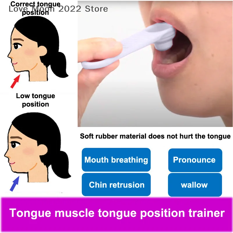 1 pièces nouveaux enfants troubles percés bucco-dentaires rééducation discours thérapie langue fonction langue masseur langue handicap