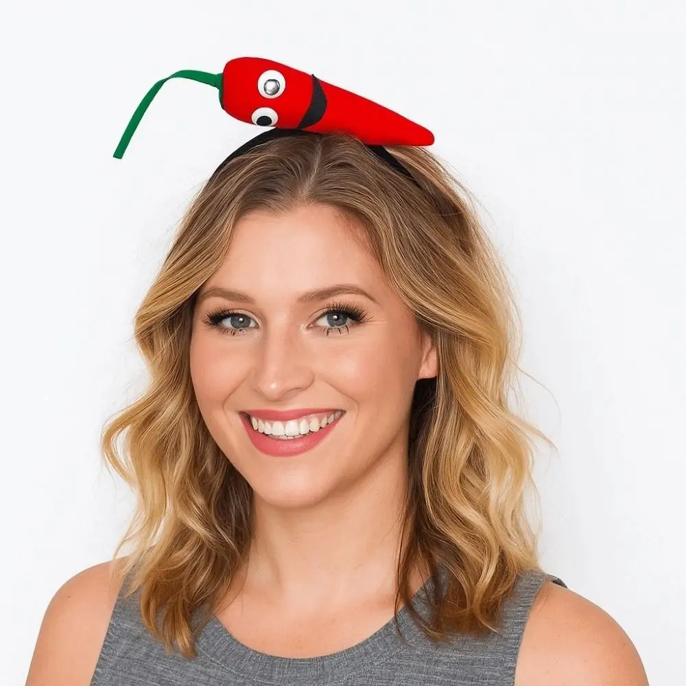 

Nutrition Month Cartoon Fruit Hair Hoop Funny Sunflower Creative Headband for Harvest Festival Colorful Plastic