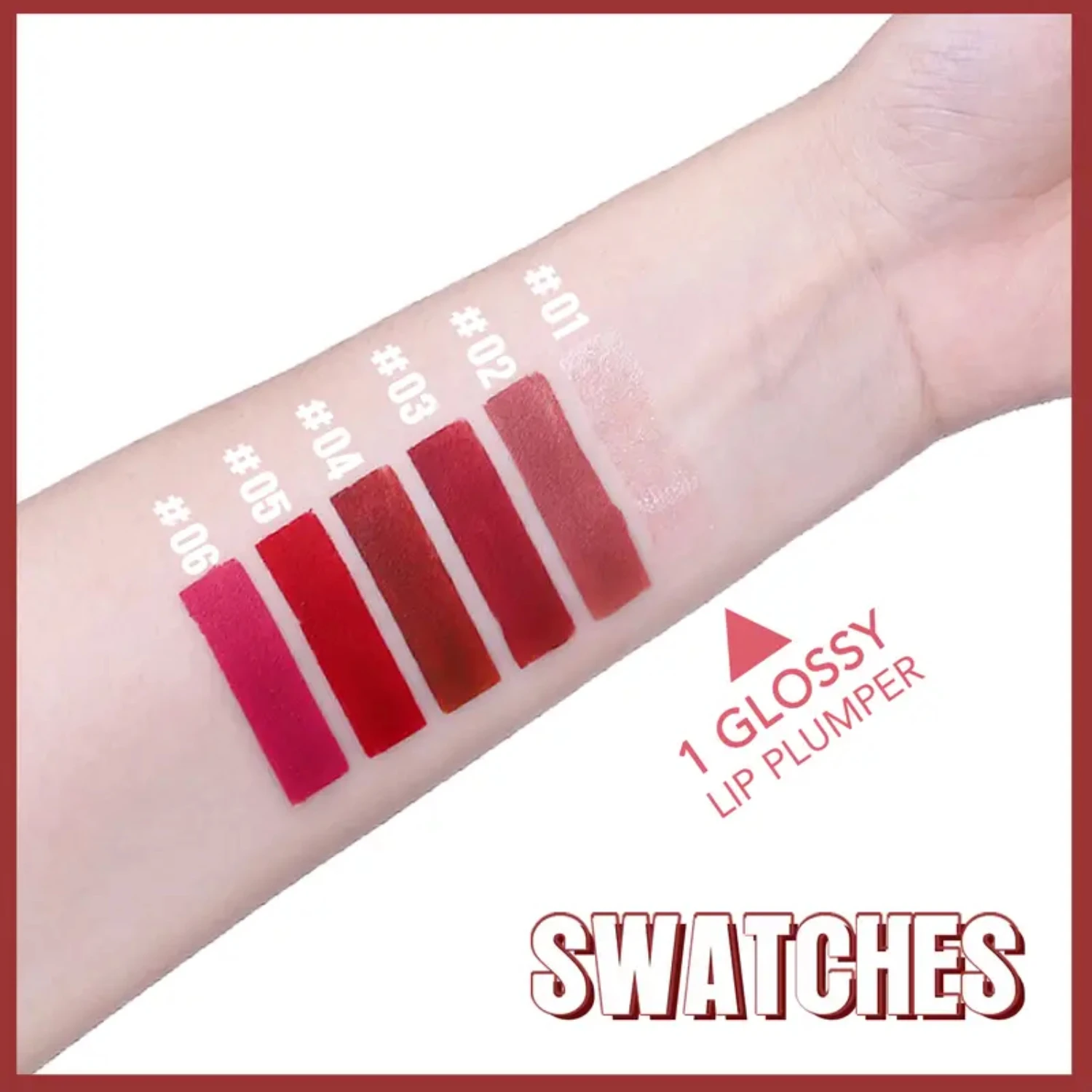 5er-Set Young Vision Schöne matte Lippenstifte mit Lipgloss, Lippenfleck, Peel Off Chap Stick Rouge, wasserfestes Make-up, Make-up-Set